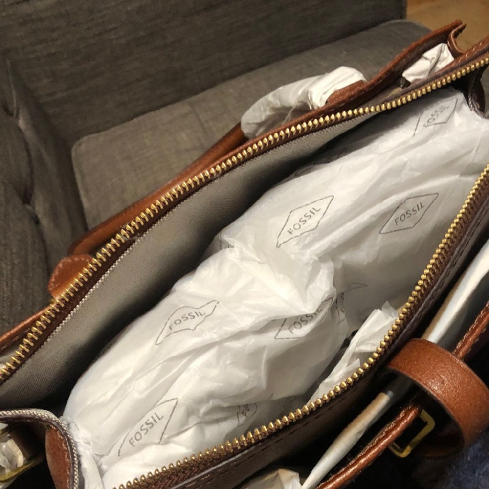 Fossil Ryder Leather Medium Satchel